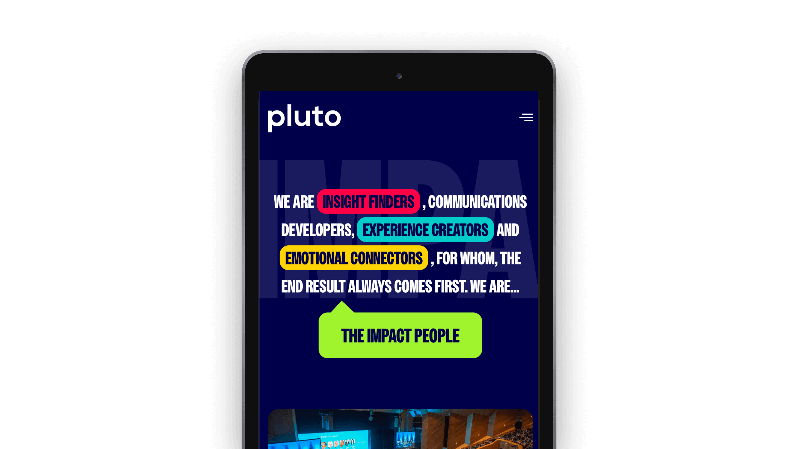 Pluto, Strategy