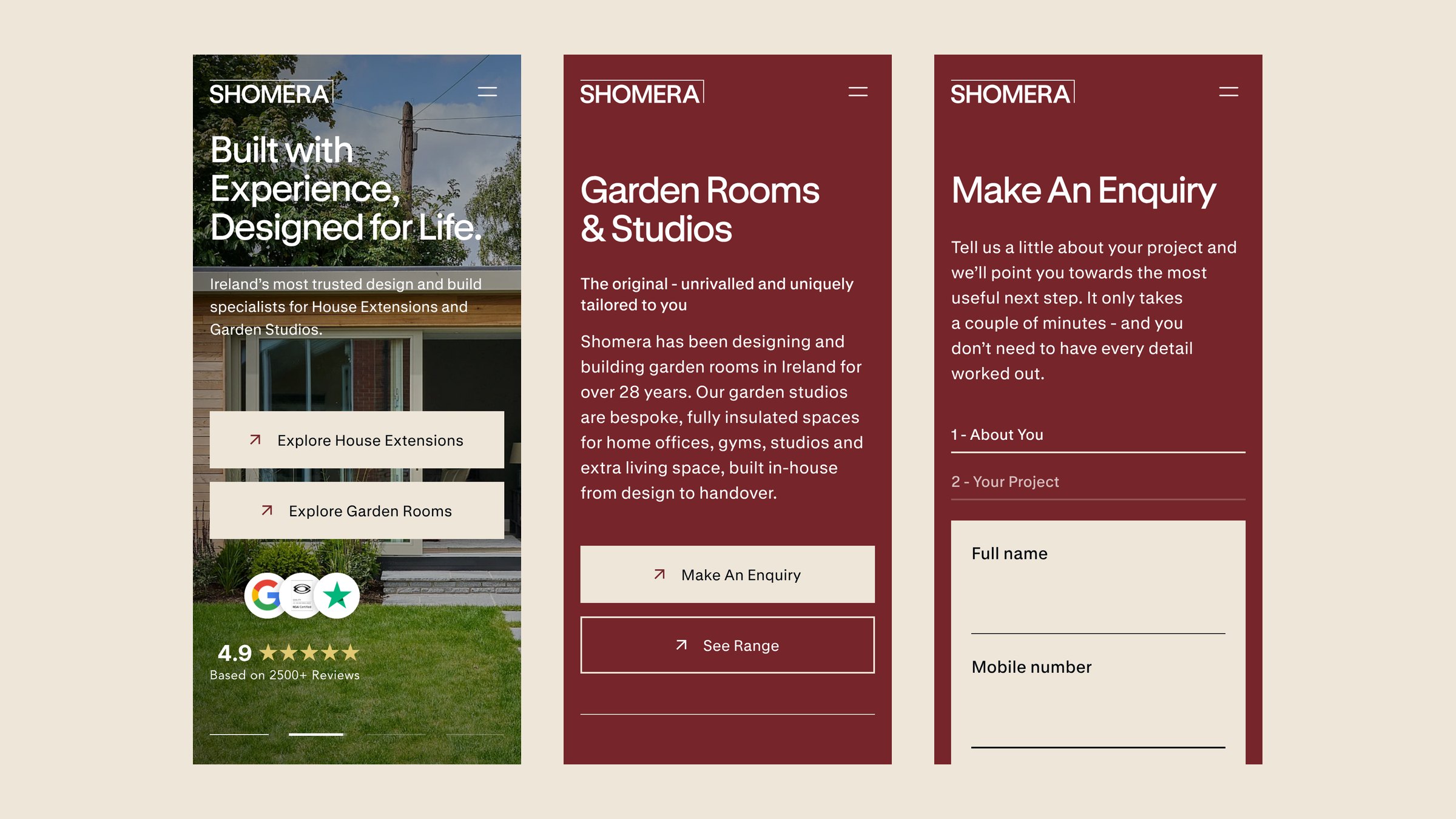 Shomera, Website